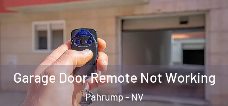  Garage Door Remote Not Working Pahrump - NV